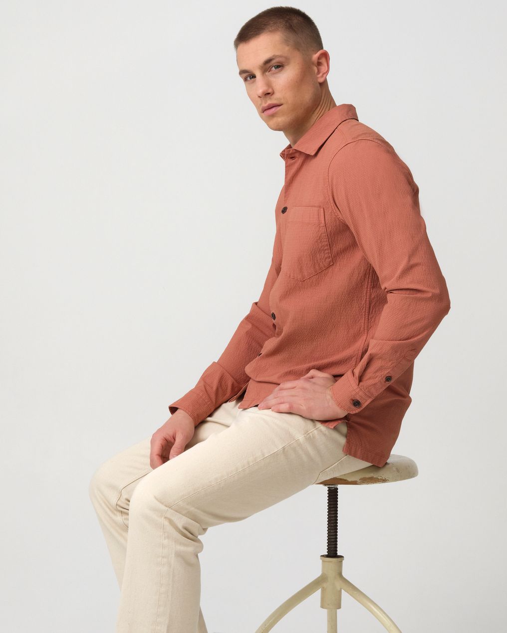 J.C. RAGS Ash Casual Overhemd LM