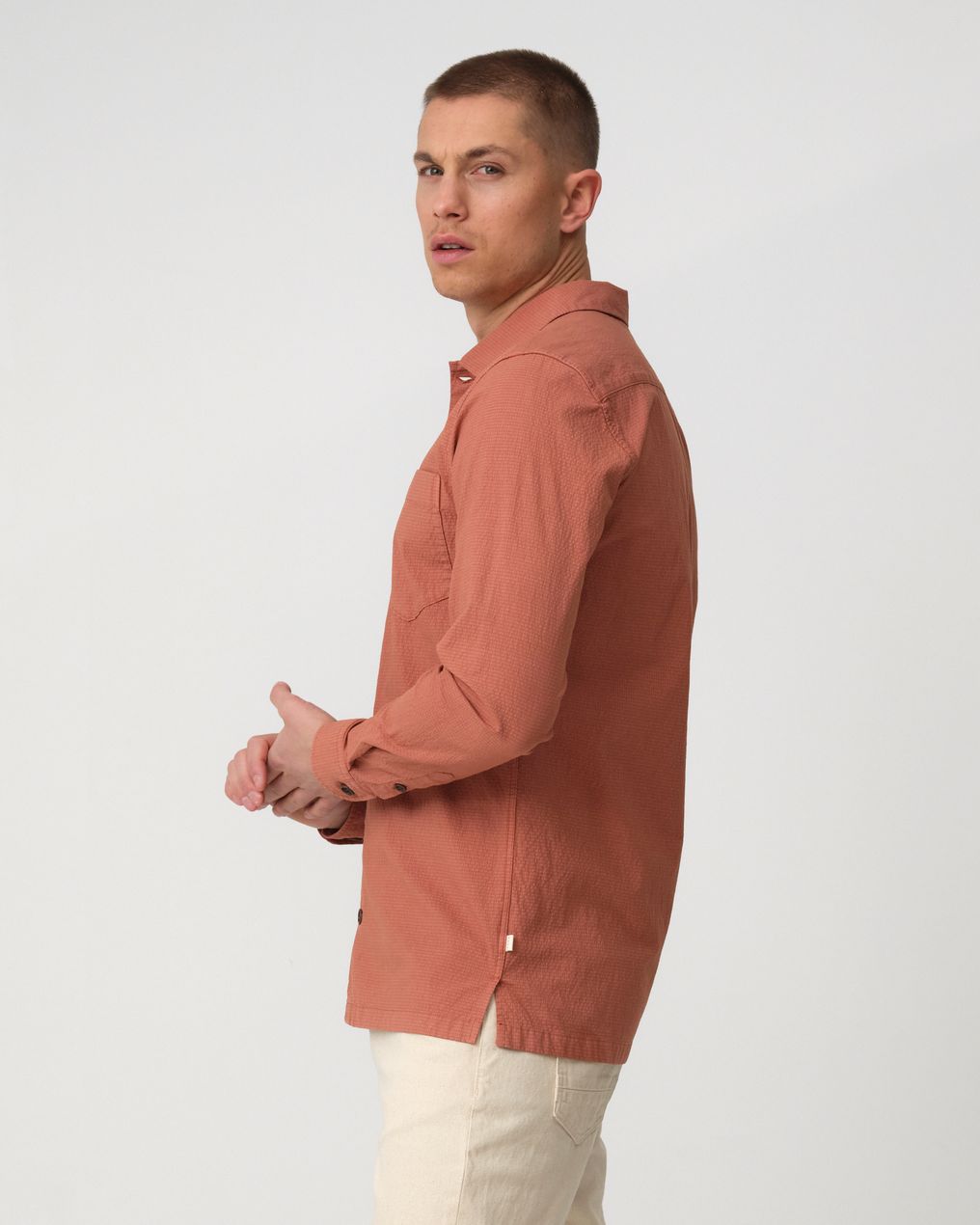 J.C. RAGS Ash Casual Overhemd LM