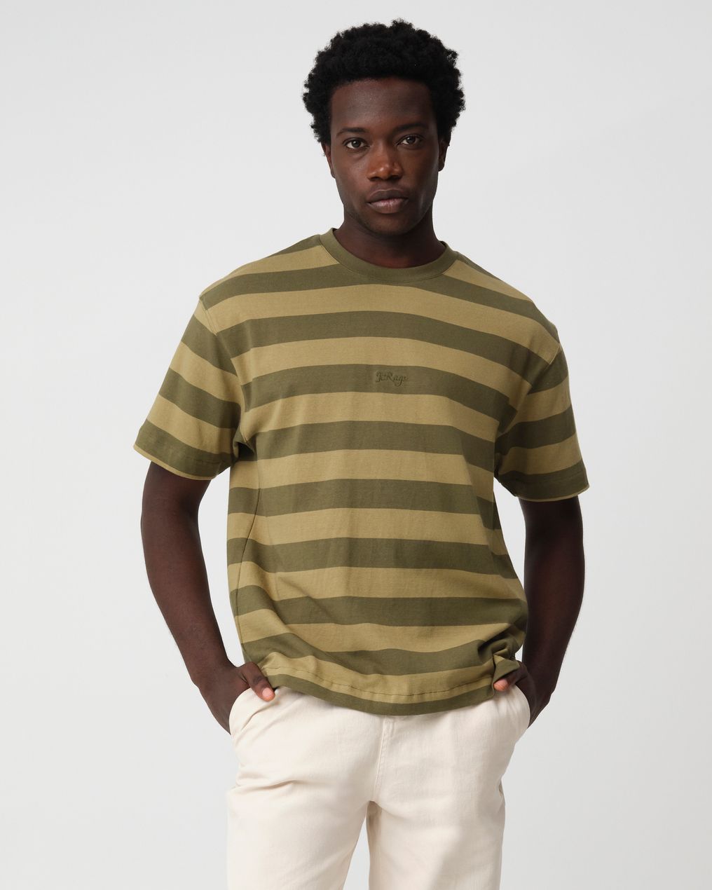 J.C. RAGS Romeo stripe T-shirt KM