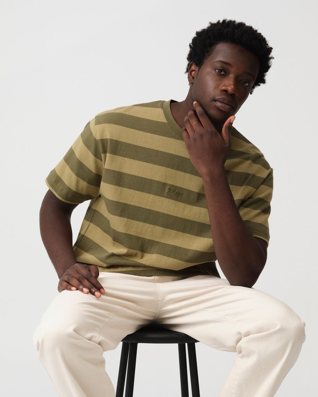 J.C. RAGS Romeo stripe T-shirt KM
