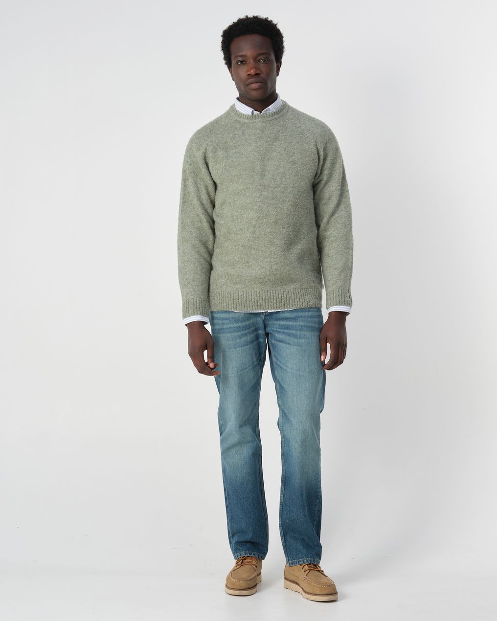 J.C. RAGS Buck Trui ronde hals