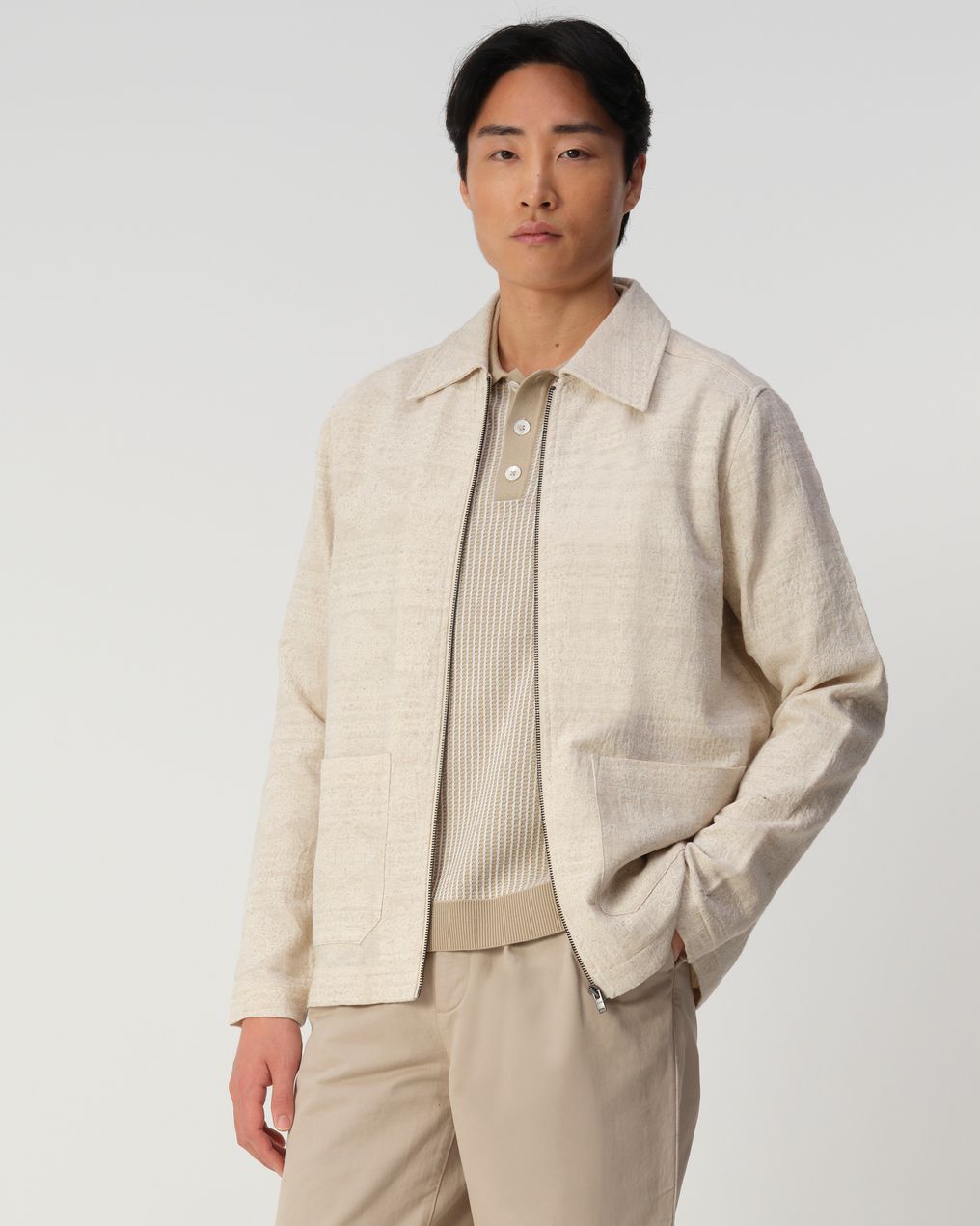 J.C. RAGS - Overshirt Benji Jacquard