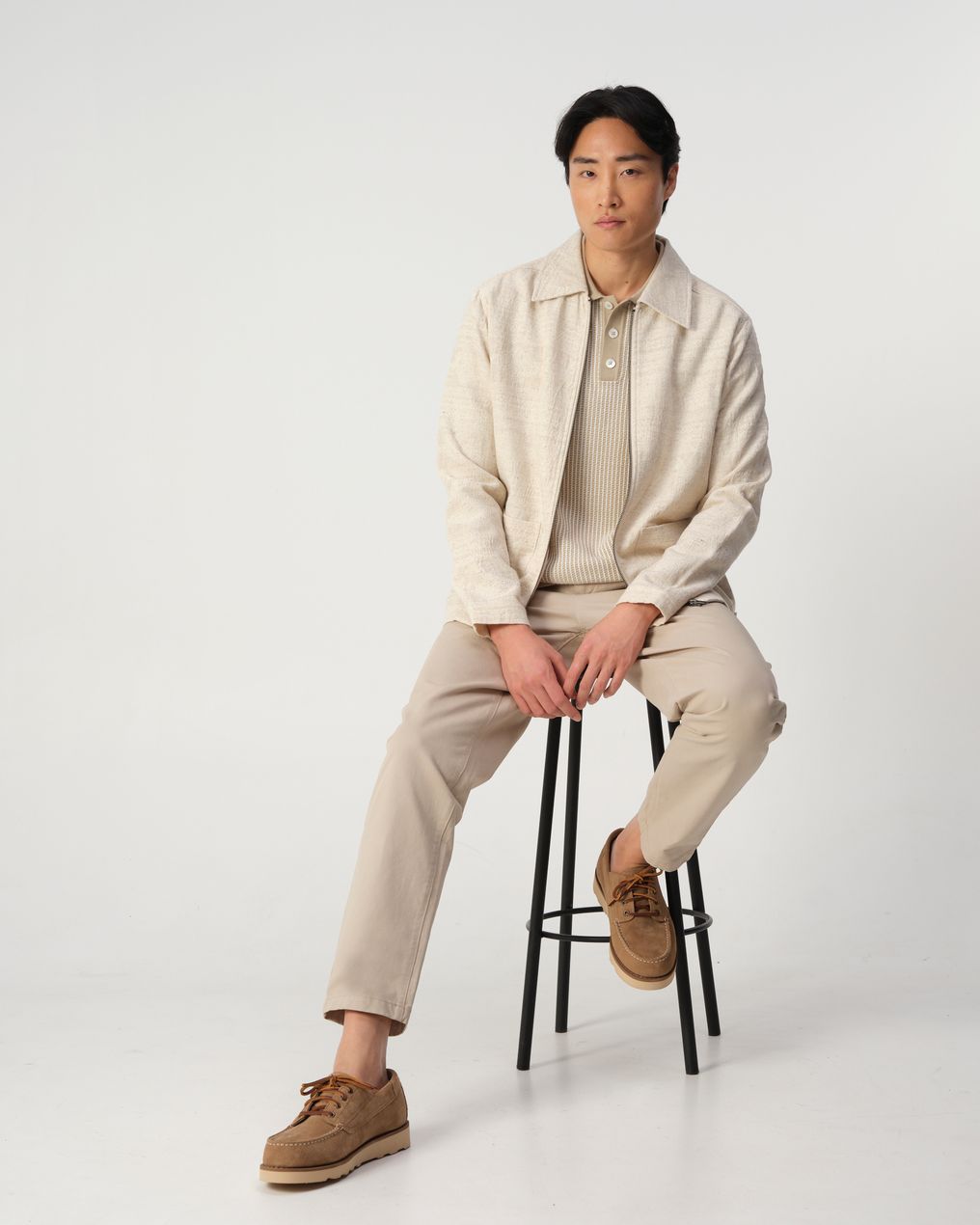 J.C. RAGS - Overshirt Benji Jacquard