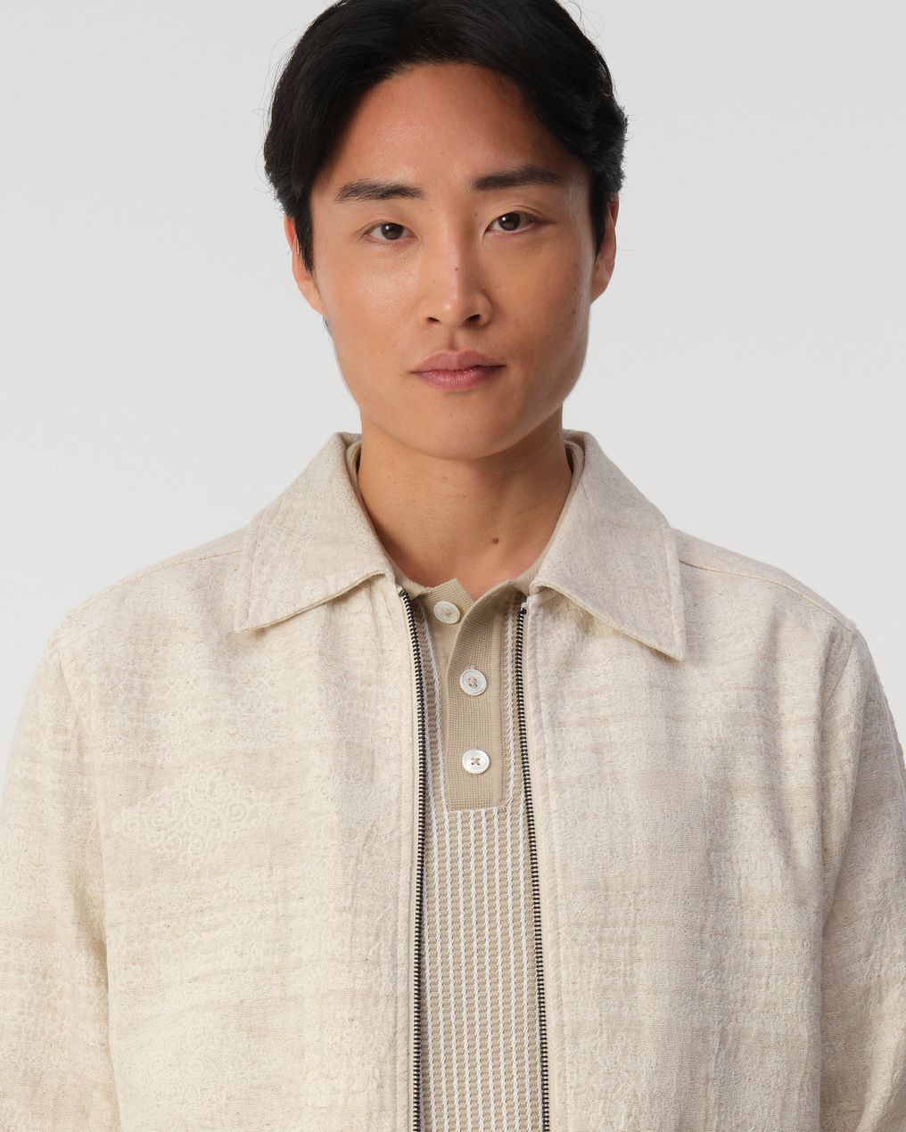 J.C. RAGS - Overshirt Benji Jacquard