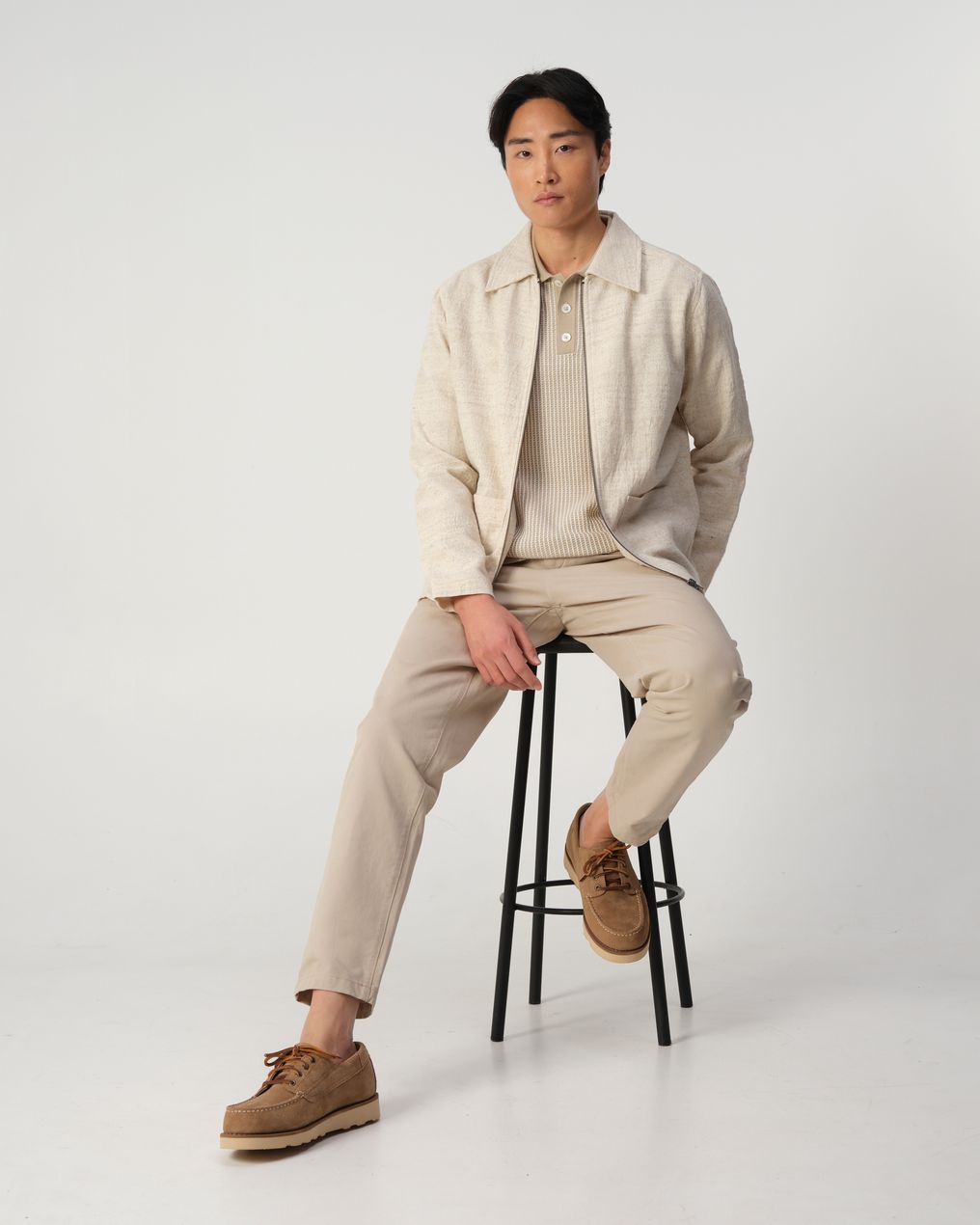 J.C. RAGS - Overshirt Benji Jacquard