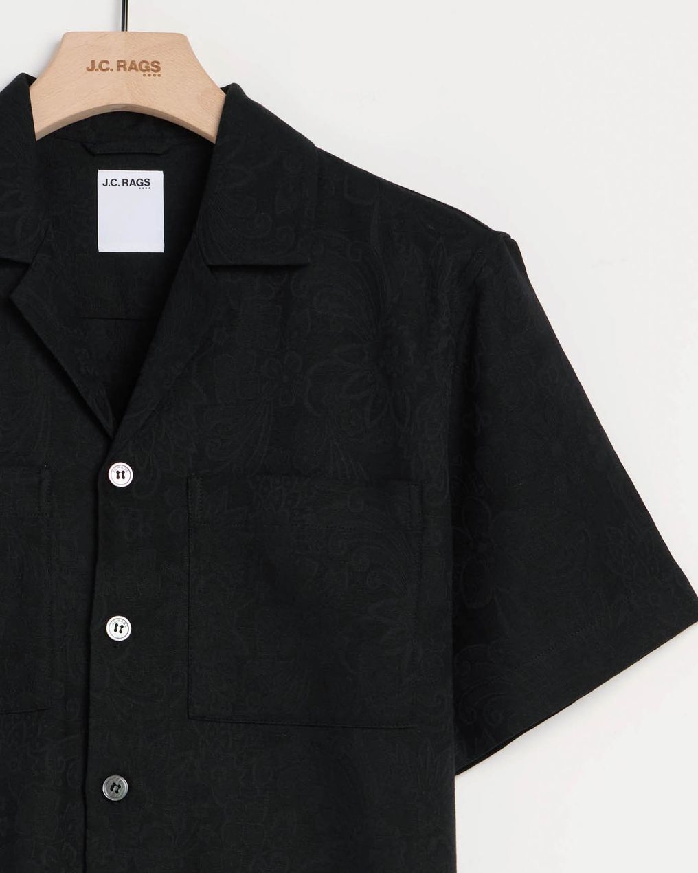 J.C. RAGS Aaron Jacquard Casual Overhemd