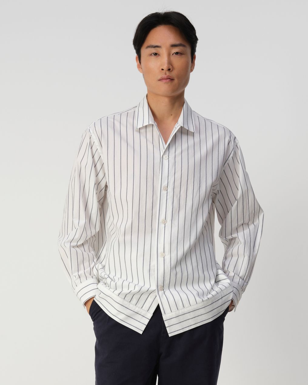 J.C. RAGS Dylan Stripe Casual Overhemd