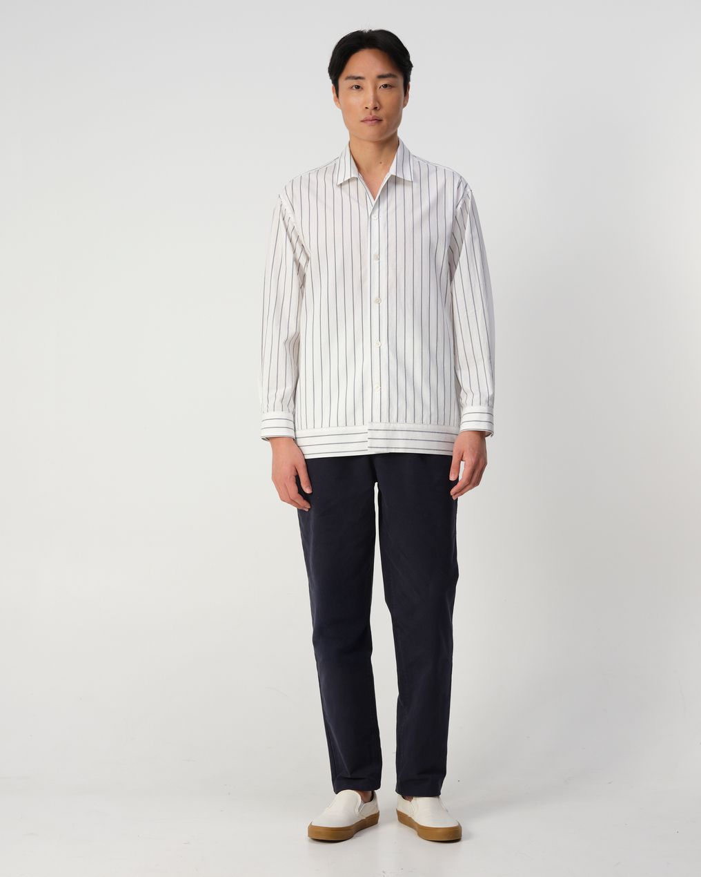 J.C. RAGS Dylan Stripe Casual Overhemd