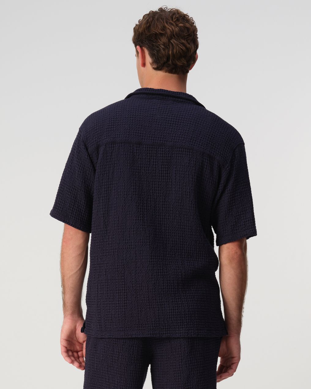 J.C. RAGS Duncan Waffle Casual Overhemd