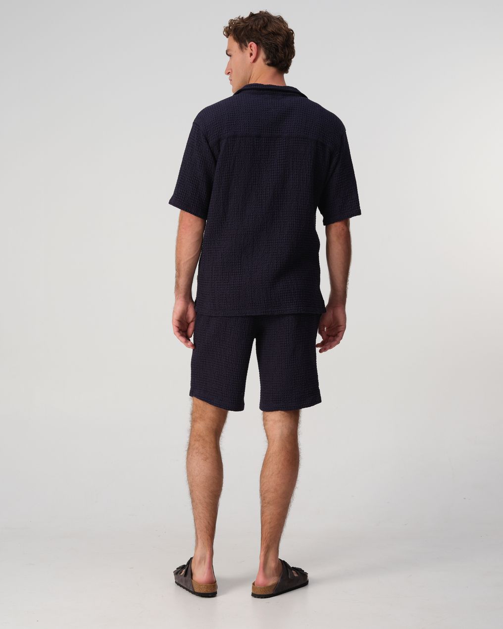 J.C. RAGS Duncan Waffle Casual Overhemd