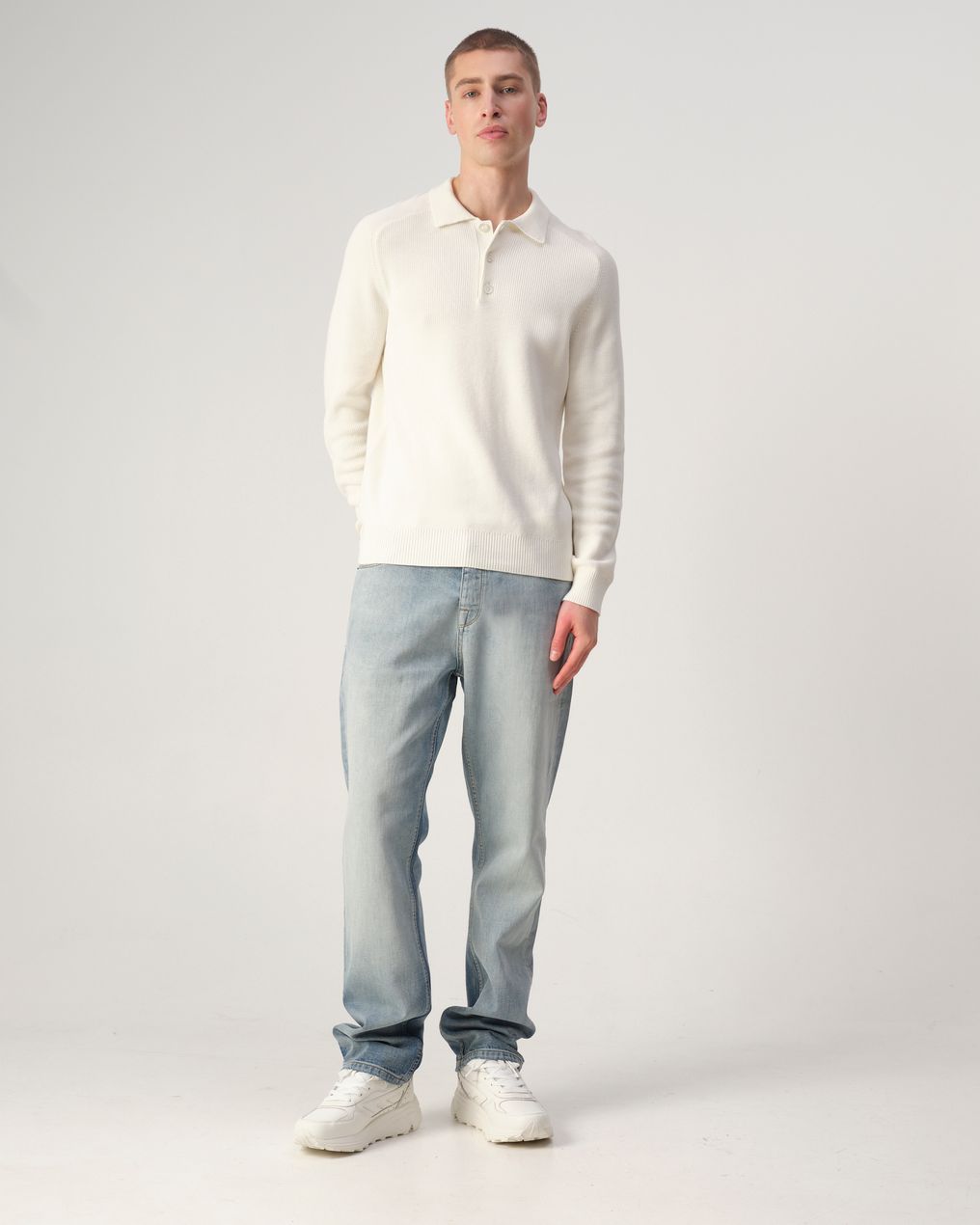 J.C. RAGS Polo Ewald Lange mouw