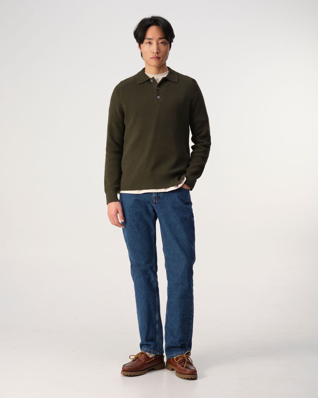 J.C. RAGS Polo Ewald Lange mouw