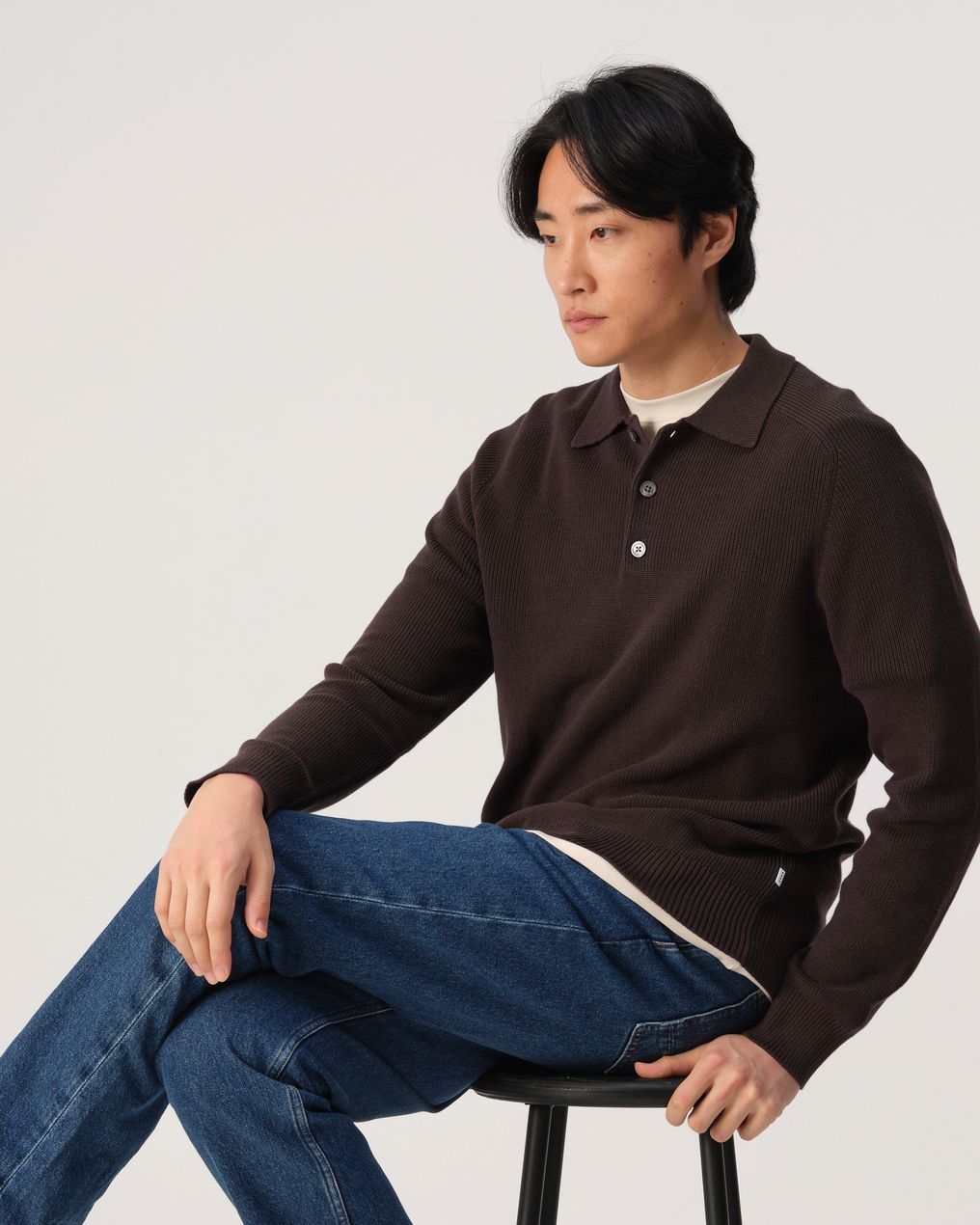J.C. RAGS Polo Ewald Lange mouw