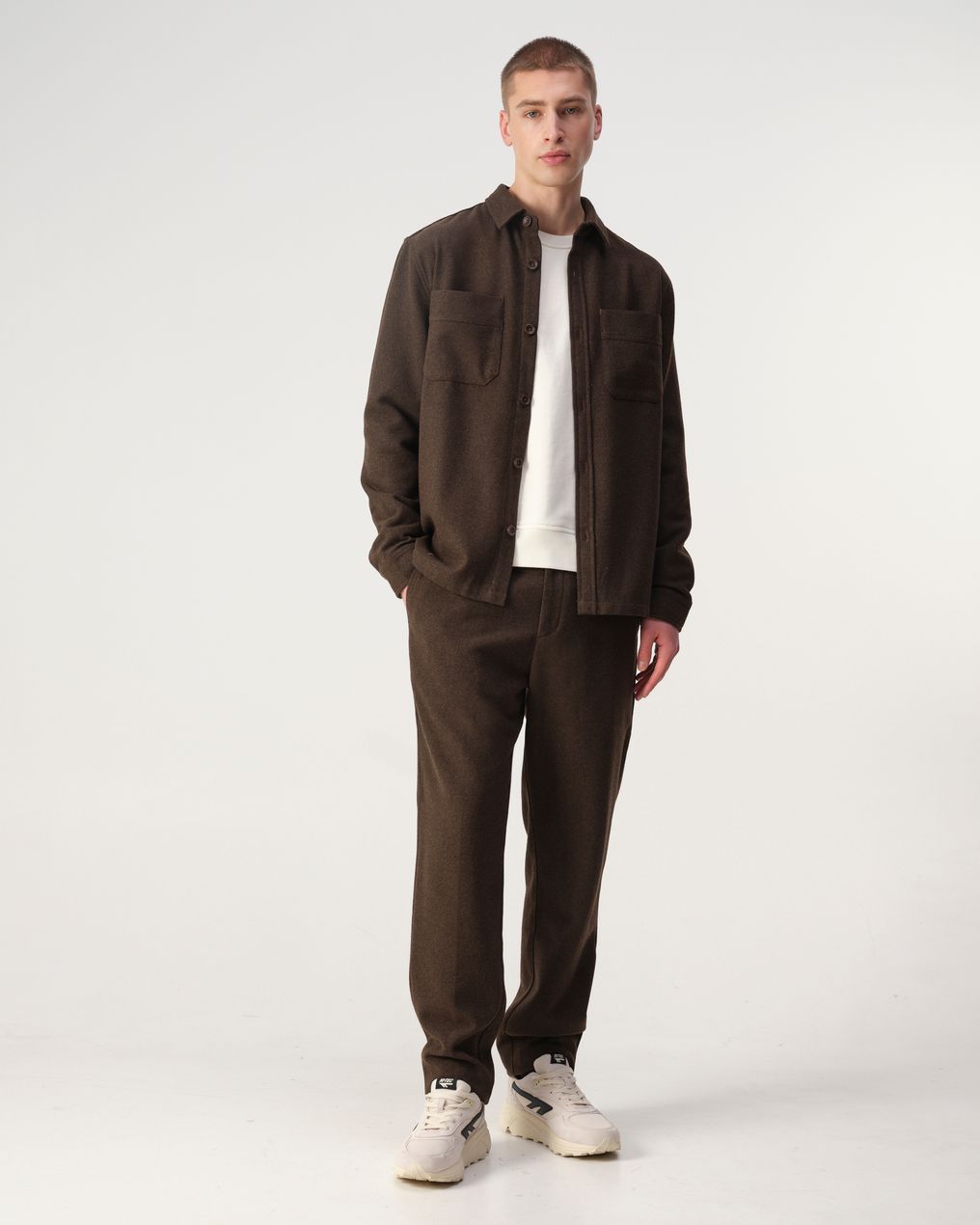 J.C. RAGS Ace Wool Overshirt