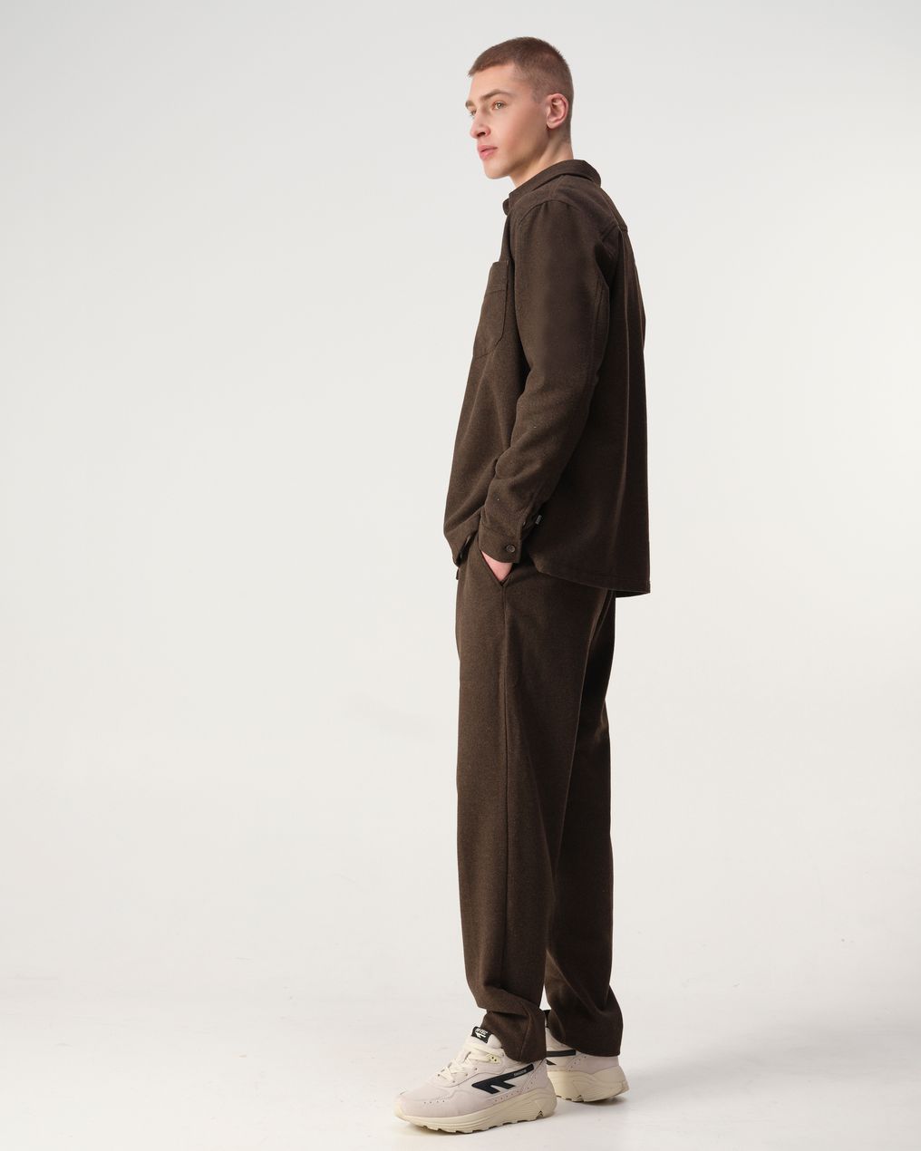 J.C. RAGS Ace Wool Overshirt