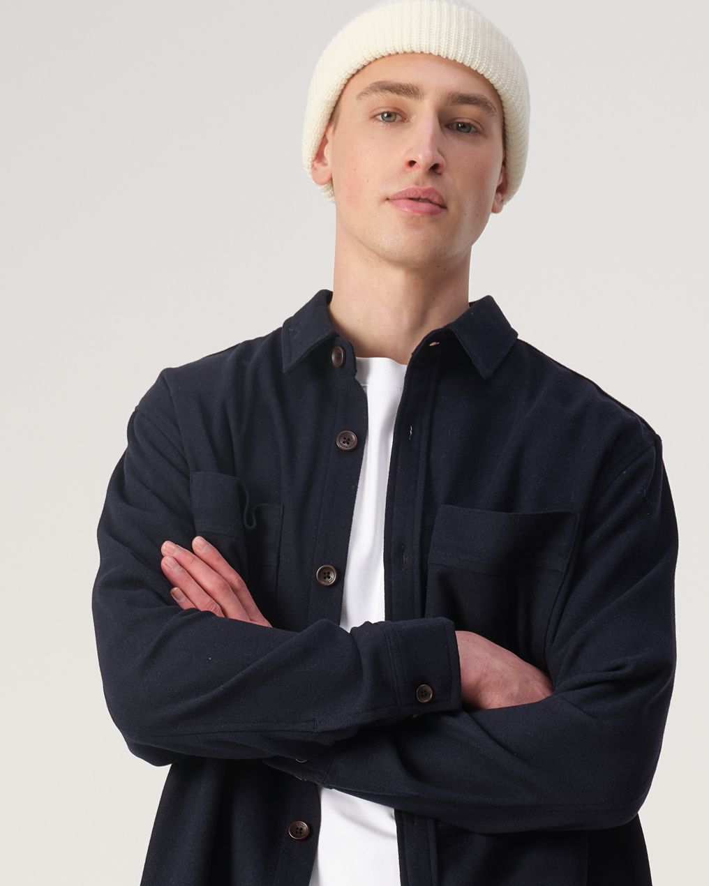 J.C. RAGS Ace Wool Overshirt