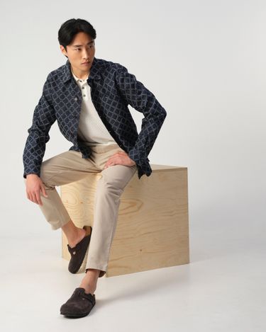 J.C. RAGS Roux Diamond Overshirt 