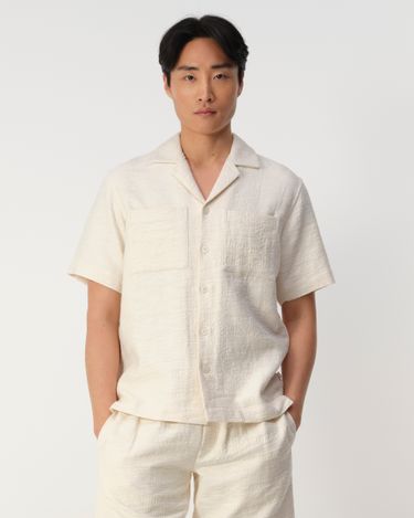 J.C. RAGS Aaron Structure Casual Overhemd
