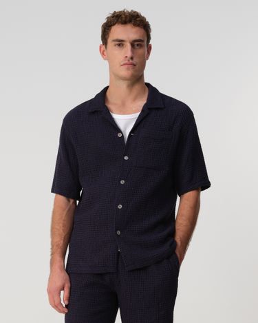 J.C. RAGS Duncan Waffle Casual Overhemd