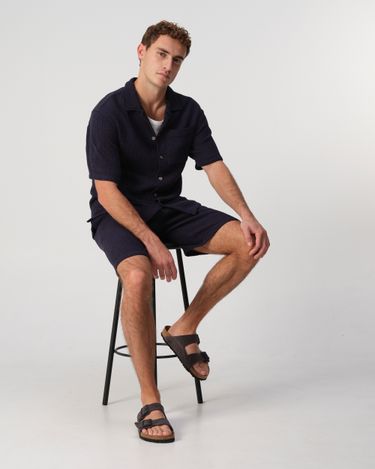 J.C. RAGS Duncan Waffle Casual Overhemd