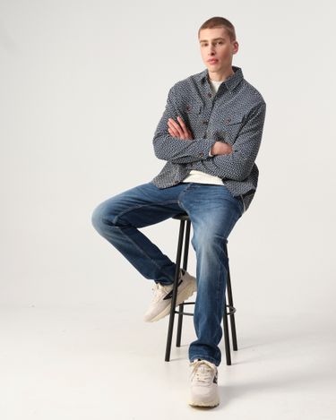 J.C. RAGS Rylee Jacquard Overshirt