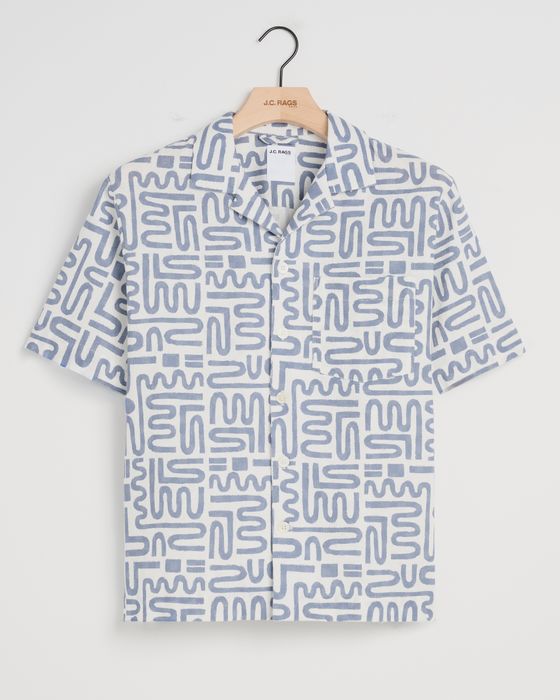 J.C. RAGS Alberto Casual Overhemd KM 