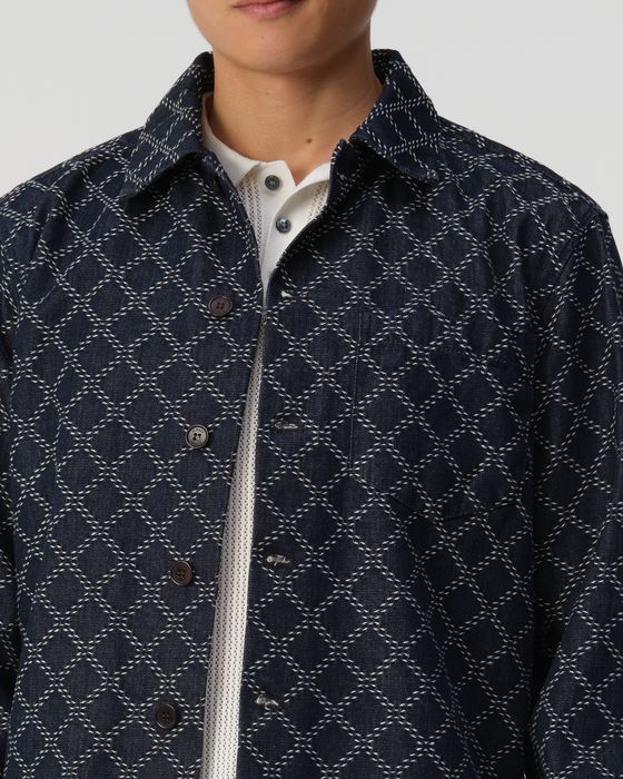 J.C. RAGS Roux Diamond Overshirt 