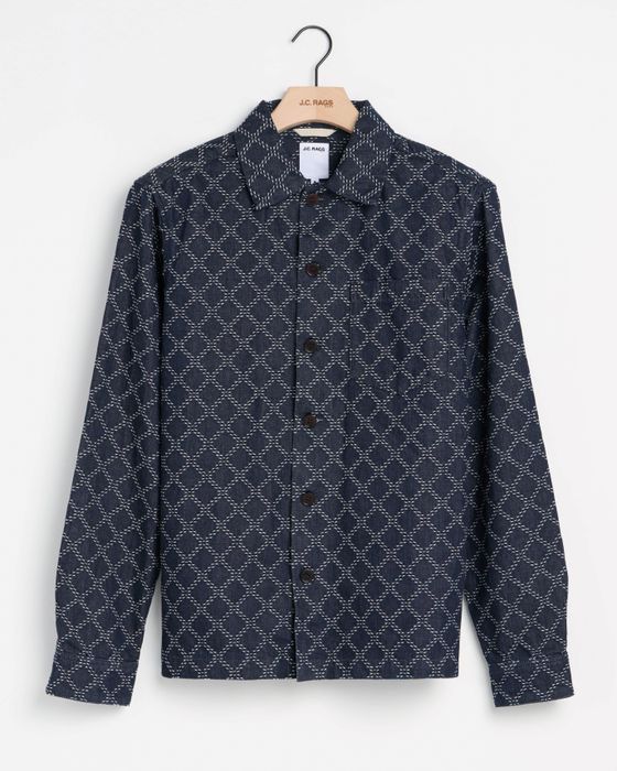 J.C. RAGS Roux Diamond Overshirt 