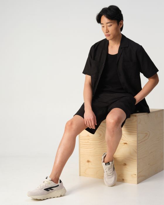 J.C. RAGS Aaron Jacquard Casual Overhemd