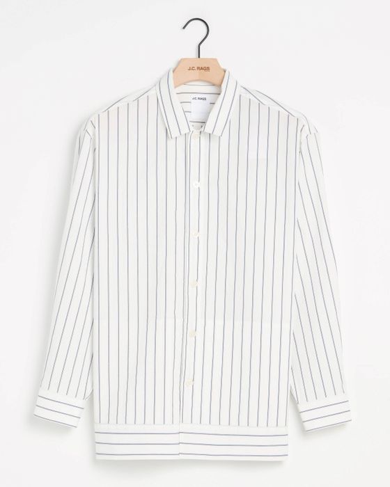 J.C. RAGS Dylan Stripe Casual Overhemd