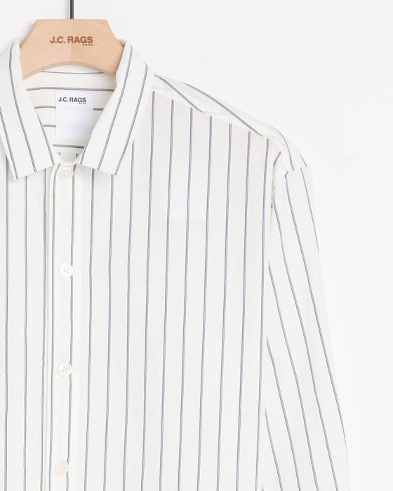 J.C. RAGS Dylan Stripe Casual Overhemd