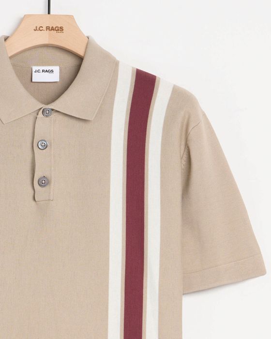 J.C. RAGS Alvie Stripe Polo