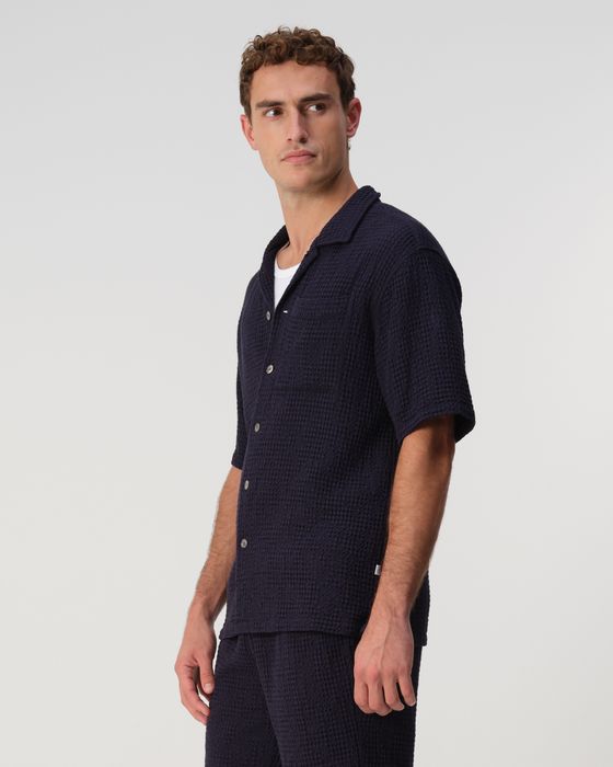 J.C. RAGS Duncan Waffle Casual Overhemd