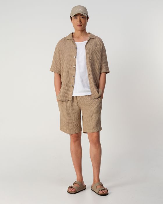 J.C. RAGS Duncan Waffle Casual Overhemd