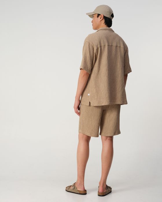 J.C. RAGS Duncan Waffle Casual Overhemd