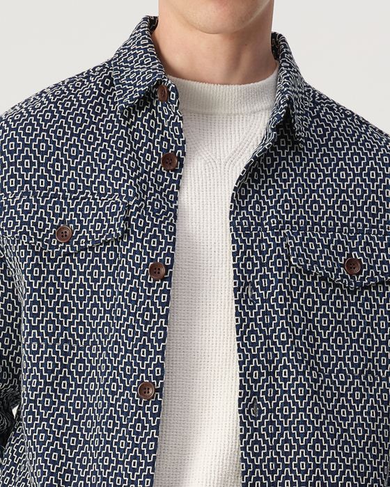 J.C. RAGS Rylee Jacquard Overshirt