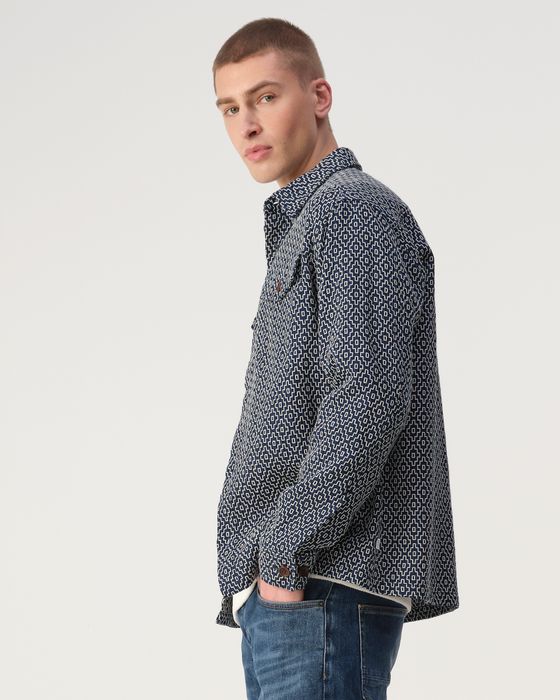 J.C. RAGS Rylee Jacquard Overshirt