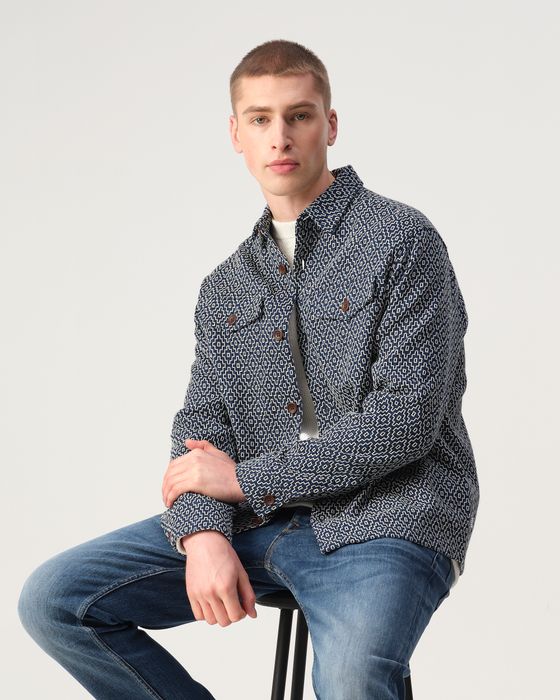 J.C. RAGS Rylee Jacquard Overshirt