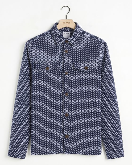 J.C. RAGS Rylee Jacquard Overshirt