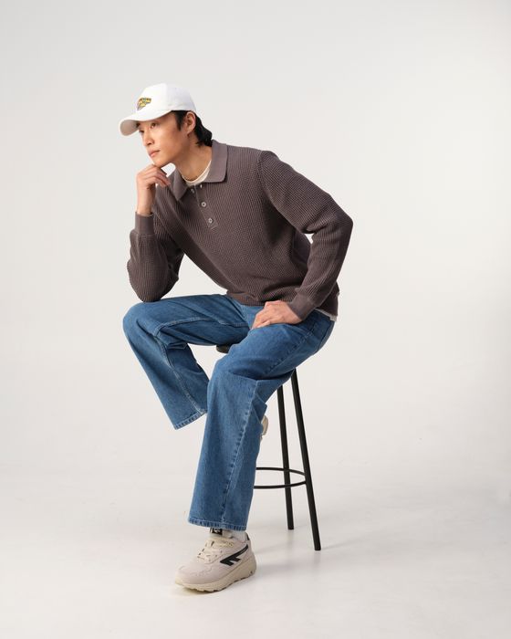 J.C. RAGS Polo lange Mouw Efe